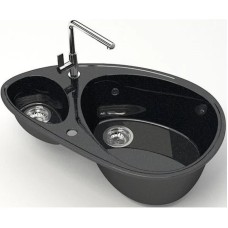 Кухонная мойка Marrbaxx Эмма Z13 черный глянец Z013Q004