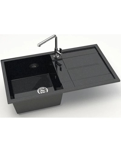 Кухонная мойка Marrbaxx Рони Z17 черный глянец Z017Q004