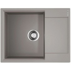 Кухонная мойка Artgranit Omoikiri Daisen 65-GR ленинградский серый 4993682