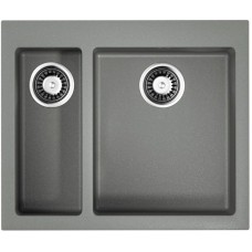 Кухонная мойка Tetogranit Omoikiri Bosen 59-2-GR ленинградский серый 4993558