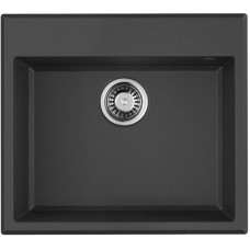 Кухонная мойка Tetogranit Omoikiri Tedori 57-BL черный 4993980