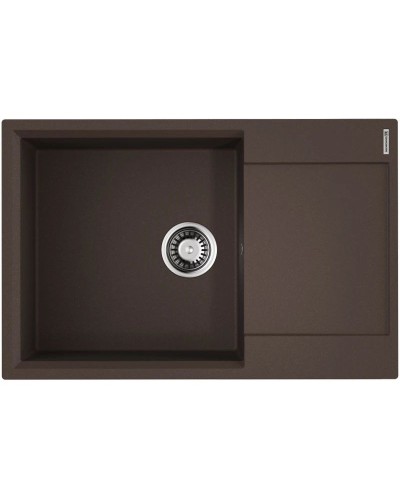 Кухонная мойка Artgranit Omoikiri Daisen 78-LB-DC темный шоколад 4993691