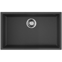 Кухонная мойка Tetogranit Omoikiri Tedori 66-U-BL черный 4993972