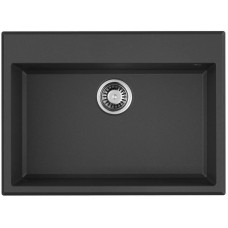 Кухонная мойка Tetogranit Omoikiri Tedori 68-BL черный 4993964