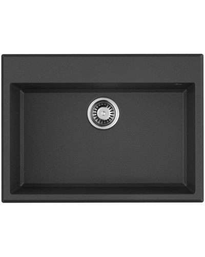 Кухонная мойка Tetogranit Omoikiri Tedori 68-BL черный 4993964