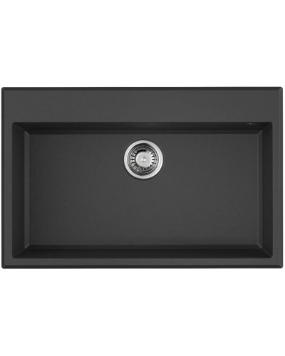 Кухонная мойка Tetogranit Omoikiri Tedori 79-BL черный 4993948