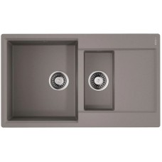 Кухонная мойка Artgranit Omoikiri Daisen 86-2-GR ленинградский серый 4993475