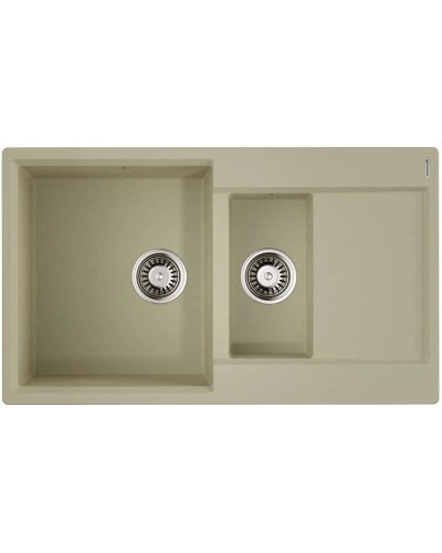 Кухонная мойка Artgranit Omoikiri Daisen 86-2-BE ваниль 4993471