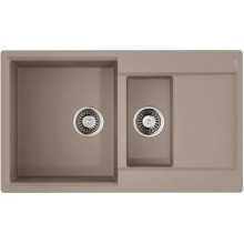 Кухонная мойка Artgranit Omoikiri Daisen 86-2-SA бежевый 4993478
