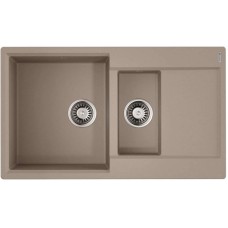 Кухонная мойка Artgranit Omoikiri Daisen 86-2-SA бежевый 4993478