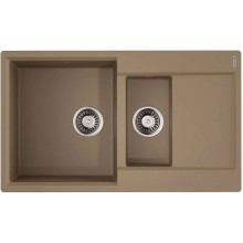 Кухонная мойка Artgranit Omoikiri Daisen 86-2-CA карамель 4993474