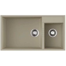 Кухонная мойка Tetogranit Omoikiri Tedori 85-2-U-BE ваниль 4993941