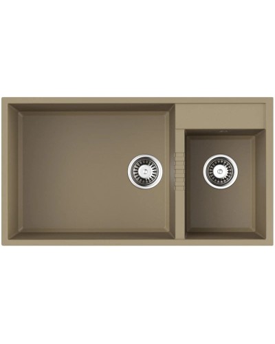 Кухонная мойка Tetogranit Omoikiri Tedori 85-2-U-CH шампань 4993945