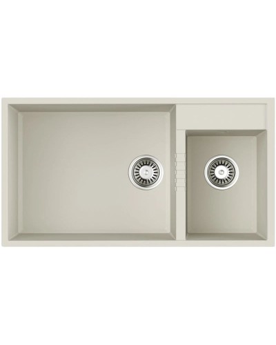 Кухонная мойка Tetogranit Omoikiri Tedori 85-2-U-WH белый 4993943