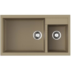 Кухонная мойка Tetogranit Omoikiri Tedori 86-2-LB-CH шампань 4993937