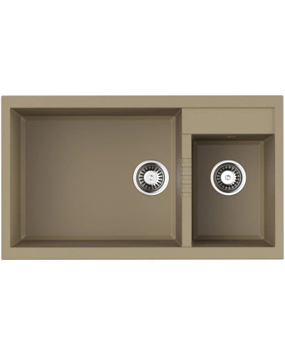 Кухонная мойка Tetogranit Omoikiri Tedori 86-2-LB-CH шампань 4993937