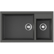 Кухонная мойка Tetogranit Omoikiri Tedori 86-2-LB-PL платина 4993939