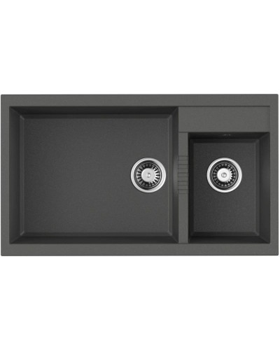 Кухонная мойка Tetogranit Omoikiri Tedori 86-2-LB-PL платина 4993939