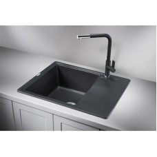 Кухонная мойка Granula черный 6201bl