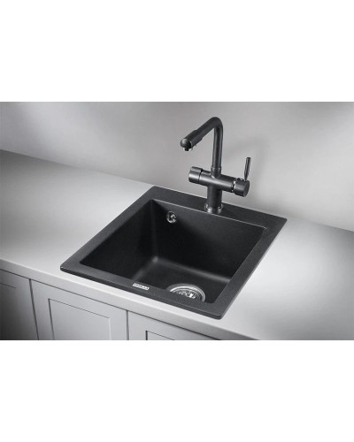 Кухонная мойка Granula черный 4201bl