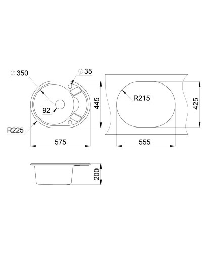 Кухонная мойка Granula пирит 5802pr