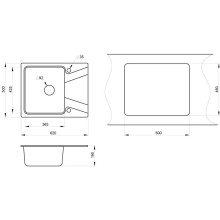 Кухонная мойка Granula классик 6201cl