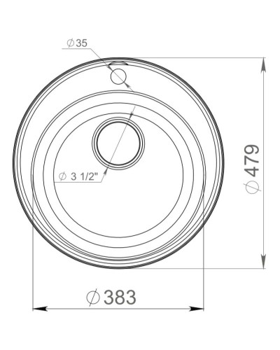 Кухонная мойка GranFest Quarz черный GF-Z08
