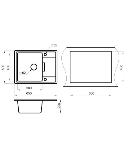 Кухонная мойка Granula классик 6503cl