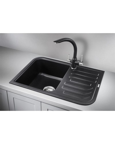 Кухонная мойка Granula черный 7001bl