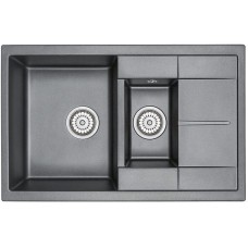 Кухонная мойка Granula черный 7802bl