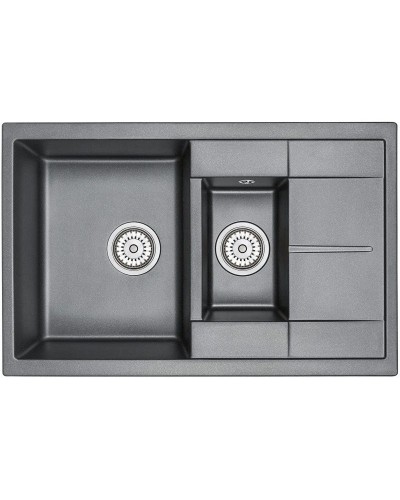 Кухонная мойка Granula черный 7802bl