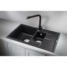 Кухонная мойка Granula черный 7802bl