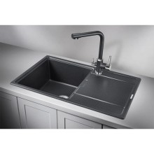 Кухонная мойка Granula черный 7804bl