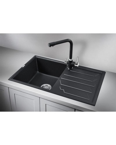 Кухонная мойка Granula черный 8002bl