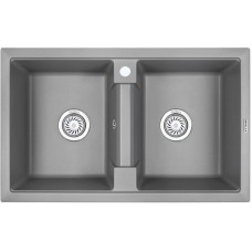 Кухонная мойка Granula алюминиум 8101al