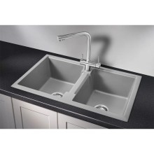 Кухонная мойка Granula алюминиум 8101al