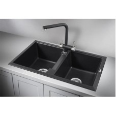 Кухонная мойка Granula черный 8101bl