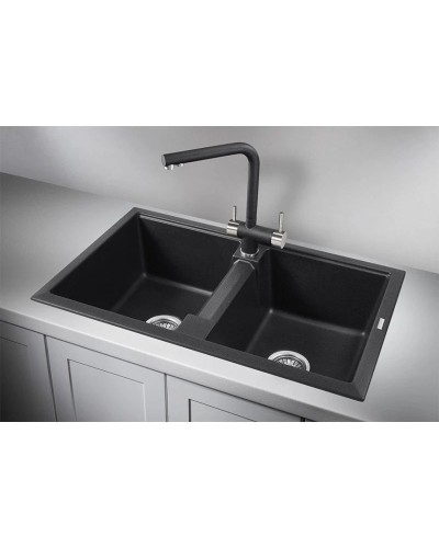 Кухонная мойка Granula черный 8101bl