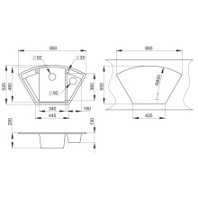 Кухонная мойка Granula песок 9001sa