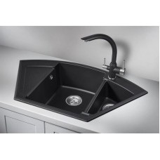 Кухонная мойка Granula черный 9001bl