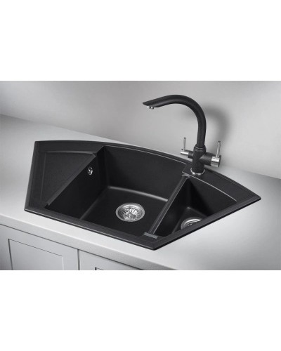 Кухонная мойка Granula черный 9001bl