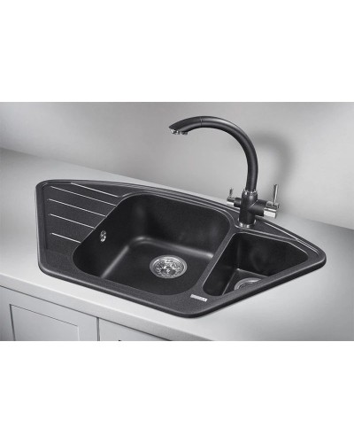 Кухонная мойка Granula черный 9101bl