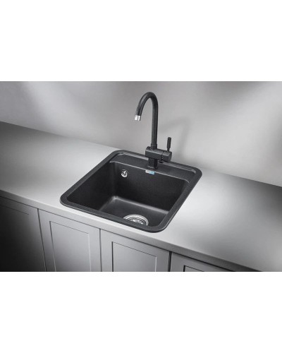 Кухонная мойка Granula черный 4202bl