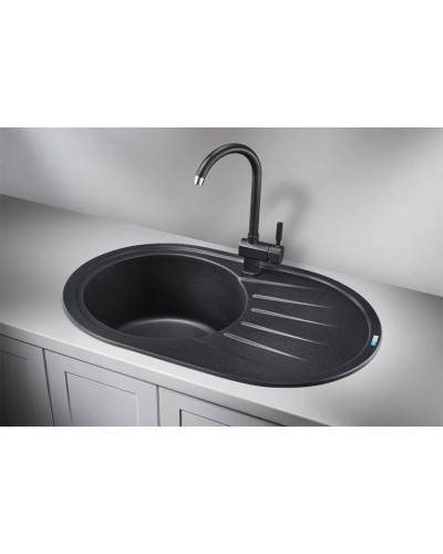 Кухонная мойка Granula черный 7601bl