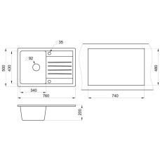 Кухонная мойка Granula классик 7602cl