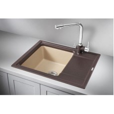 Кухонная мойка Granula эспрессо/песок 6504essa