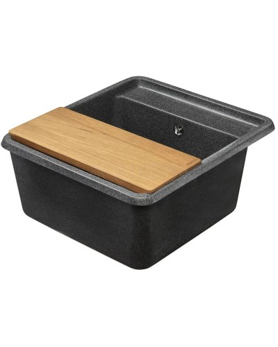 Кухонная мойка Акватон Беллис графит 1A724932BS210