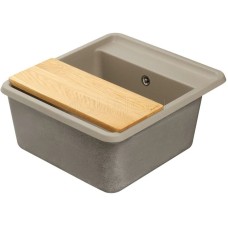 Кухонная мойка Акватон Беллис серый шелк 1A724932BS250