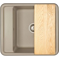 Кухонная мойка Акватон Беллис серый шелк 1A724932BS250
