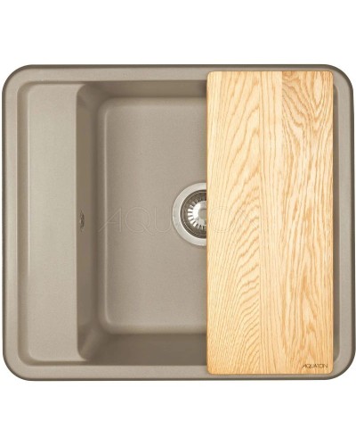 Кухонная мойка Акватон Беллис серый шелк 1A724932BS250